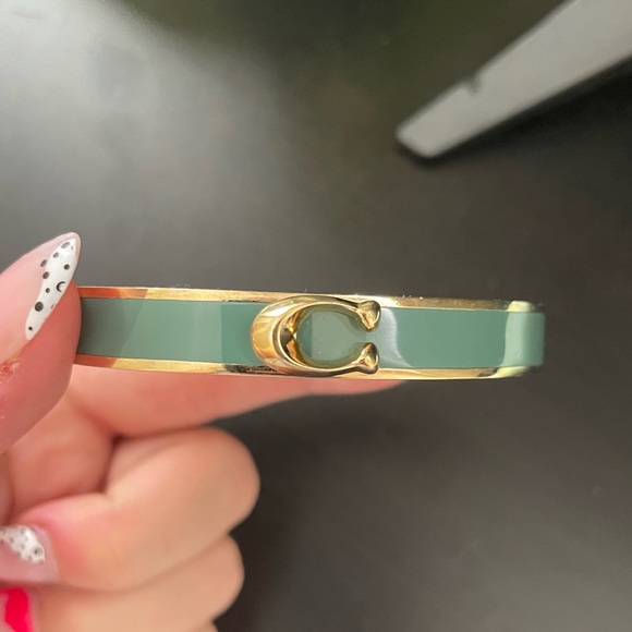 Push Hinged Bangle COACH bracelet